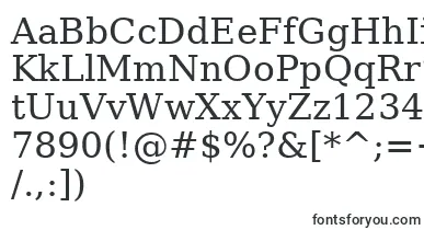  Dejavu Serif font